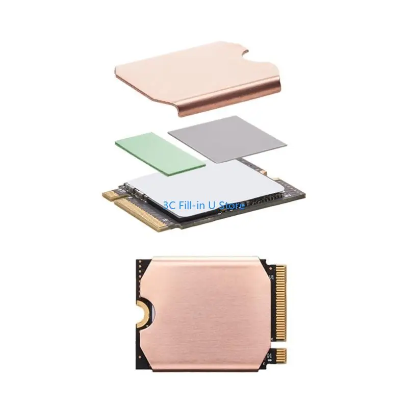 G8TA Copper Thermal Pads for Steam-Deck 2230 SN740 Heatsink Cooling Copper Sheet