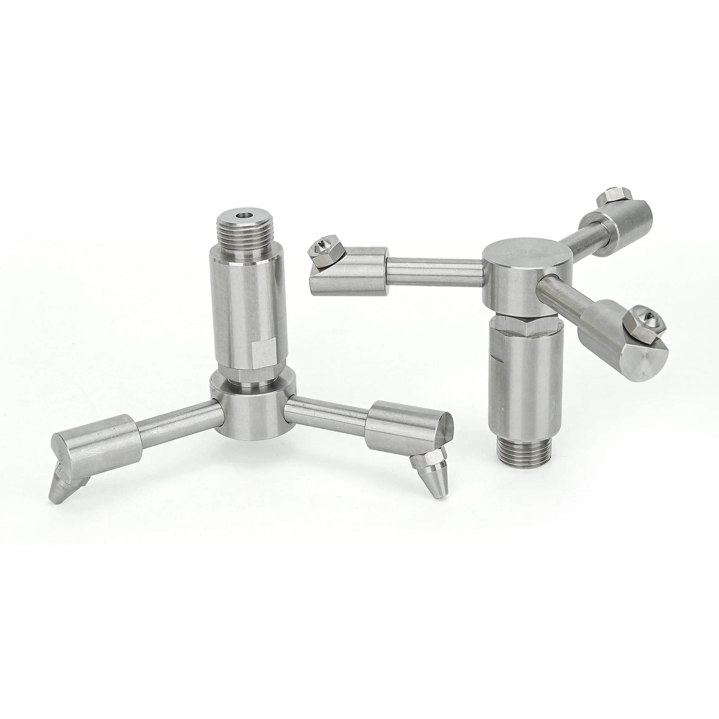 فوهة دوارة 360 درجة من الفولاذ المقاوم للصدأ مقاس 1/2 بوصة، فوهة تنظيف خزان الضغط العالي، فوهة رش الغسالة لإزالة الغبار