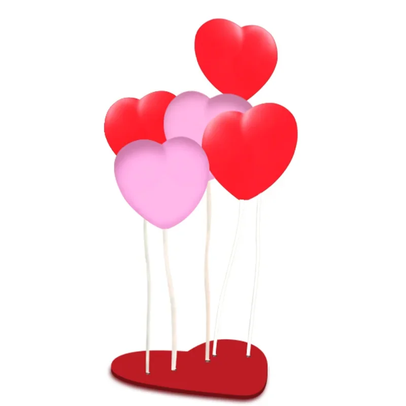

Outdoor heart-shaped landscape light shopping mall Meichen square scenic atmosphere decoration
