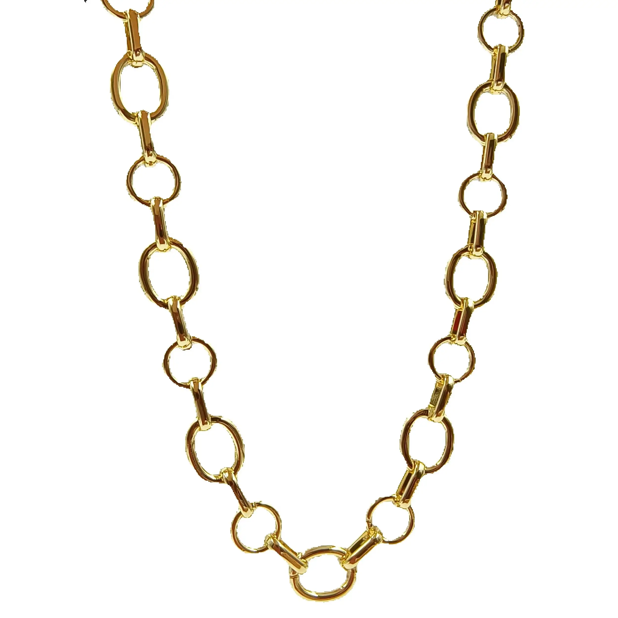 WT-BC266 Wholesale Necklace Findings Yellow Brass Thick And Smooth Texture Chain Five Meters For Sale Jewelry Making