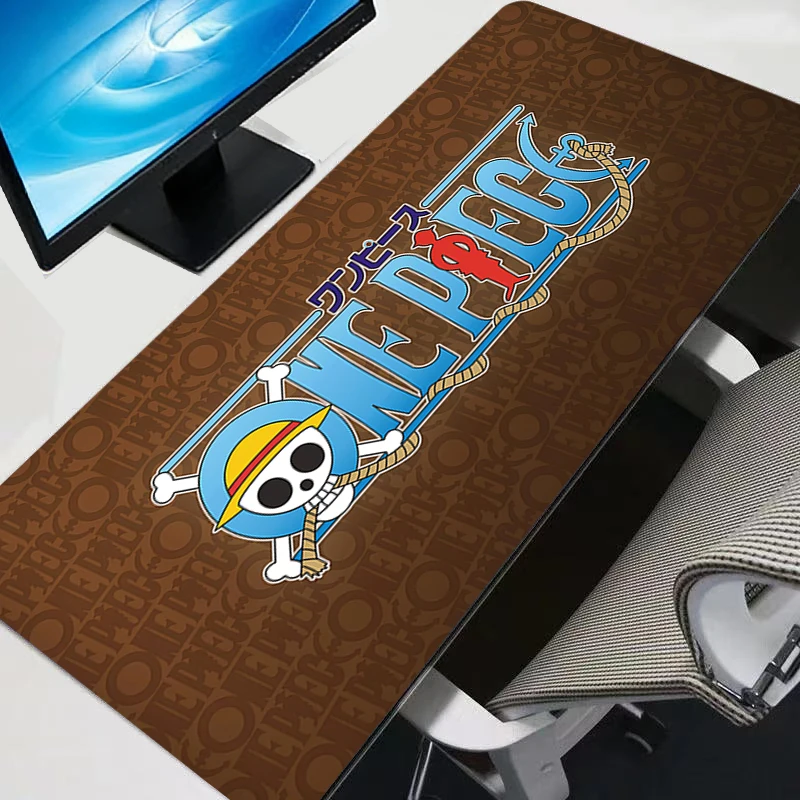 

Mouse Pad notbook gamer Large Keyboard NonSlip Rubber Computer rug Carpet Desk Mat PC Gamer 90x40 Anime One Piece MousePad