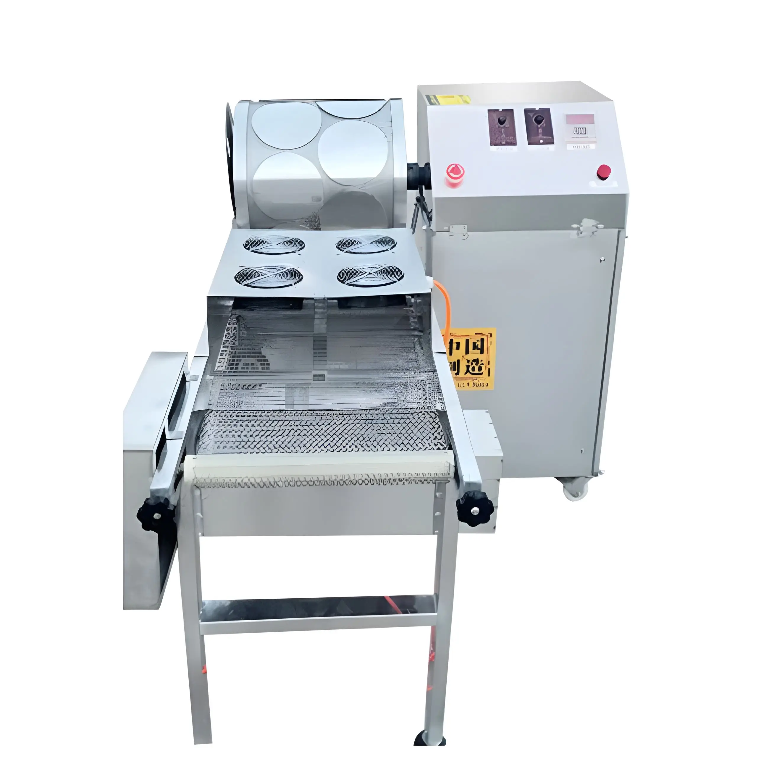 Spring Roll Crepes Production Line Crepe Samosa Sheet Pancake Machine Roti Injira Maker Automatische Lumpia Wrapper Machine