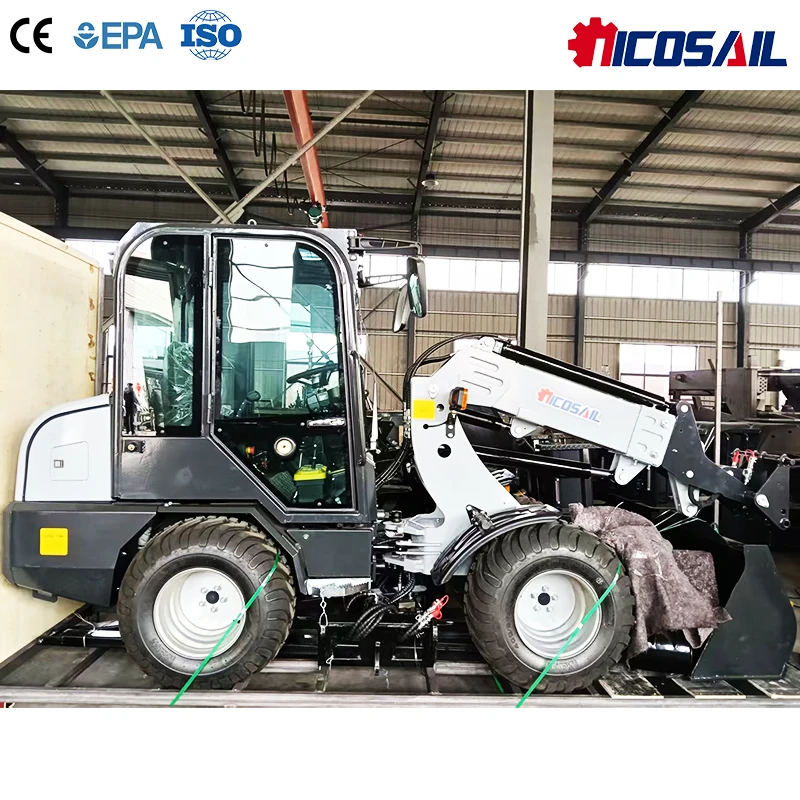 

Custom 10.0x75-15.3 Tire Telescopic Boom Loader for Strong Traction on Rough Terrain