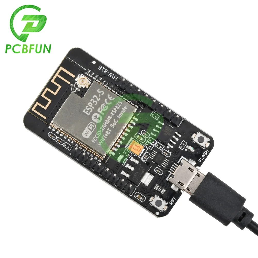 

ESP32-CAM-CH340 Esp32 Cam Integrated CH340 WIFI Bluetooth Development Board OV2640 Camera Module MICRO USB to Serial Port DC 5V