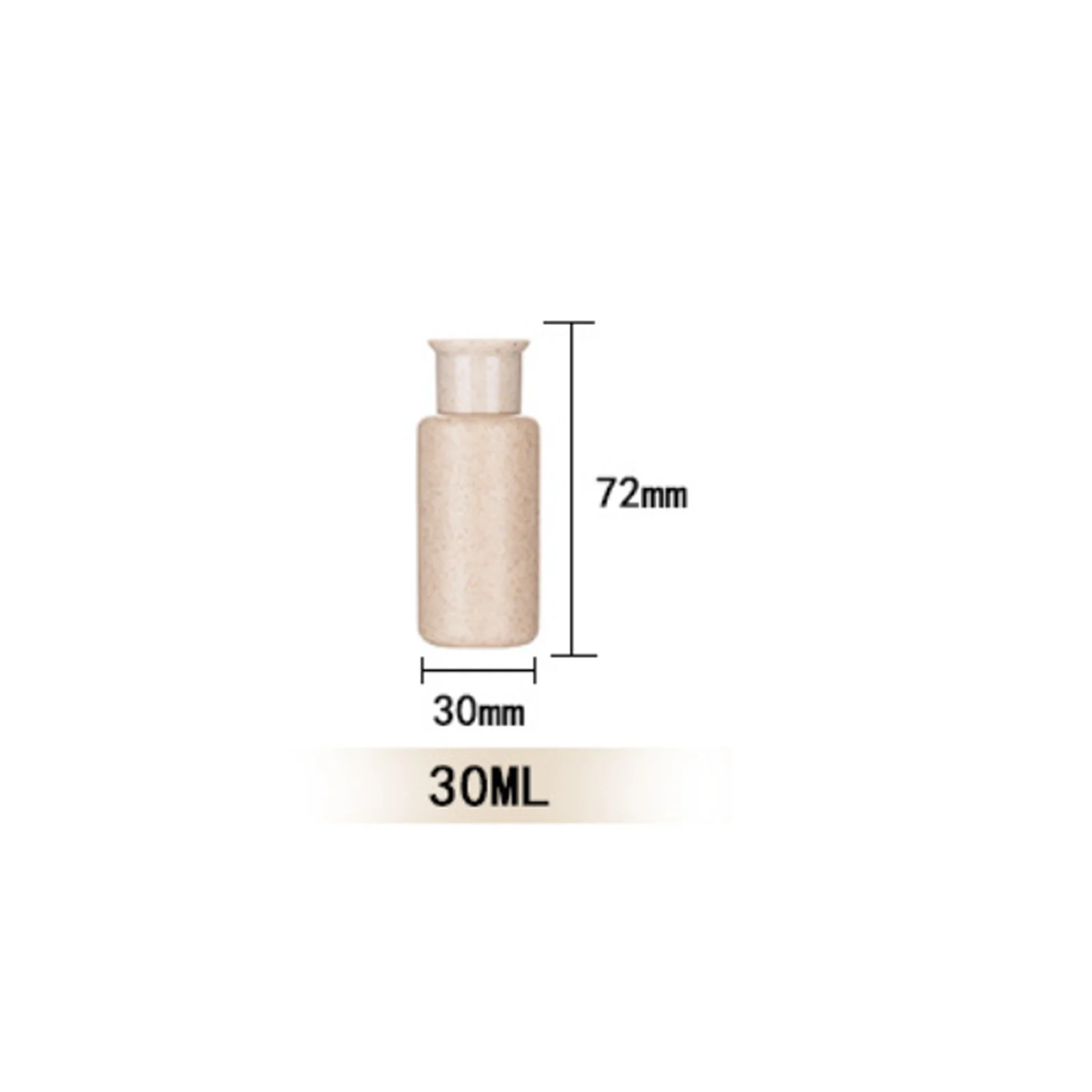 Biodegradable Soap Dispenser for Bathroom 30/100/250/300/400/500ml Shampoo Shower Gel Bottles Refillable Lotion Liquid Container