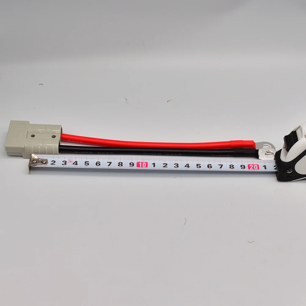 1 قطعة القطب المزدوج 50A 600 فولت عالية المكونات الحالية مع 8AWG M8 كابل السيليكون رافعة شوكية كهربائية التوصيل موصل شحن سريع