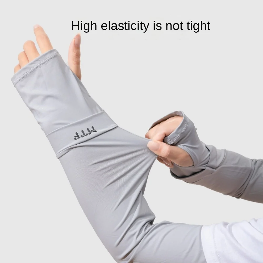 

Милые защитные чехлы для рук, длинные рукава из ледяного шелка, клетчатые свободные солнцезащитные чехлы для рук, эластичные женские велосипедные перчатки с УФ-изоляцией