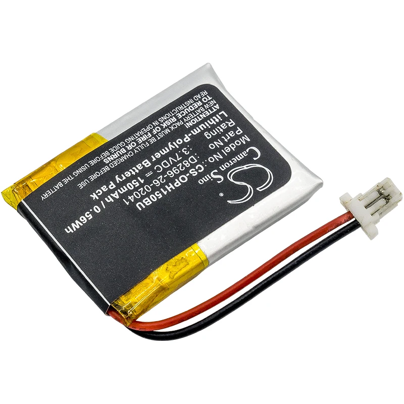 CMOS / BackUp Battery For  Opticon D8296-26-02041  H15a  B  AJ  PX25  PX35  H-25 1D  2D  Volts 3.7 Capacity 150mAh