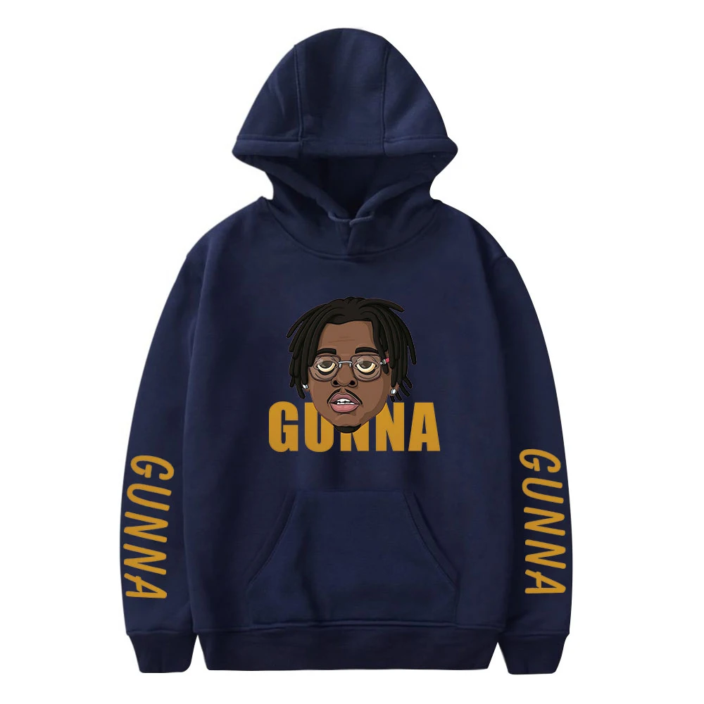 

2026 Gunna Hoodies Hip Hop Style Pop Rapper Women Men's Hoodie Long Sleeve Hooded Sweatshirts Casual Unisex Wunna Clothes