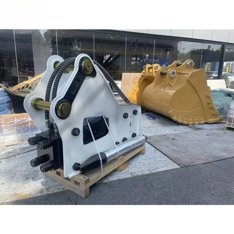 Excavator Mounted Hydraulic Breaker HL1400 Side Type Hammer for 18 to 26 Tons 140mm Chisel Excavator Attachments