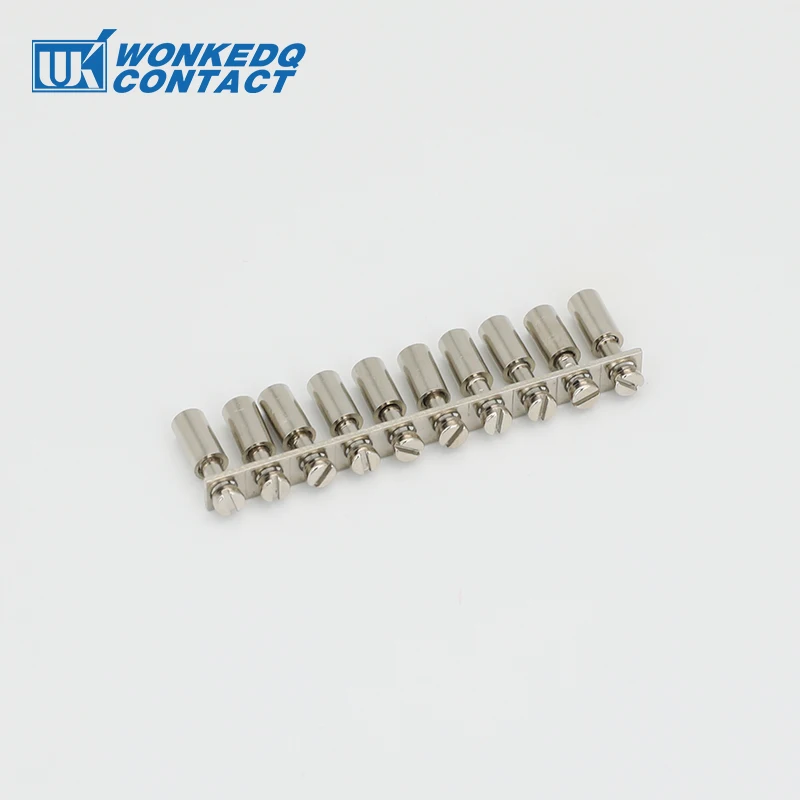 1Pc SAK2.5Q10 Wiring Jumpers For SAK2.5 SAK2.5EN Connector DIN Rail Terminal Block Accessories Fixed Bridge SAK 2.5 SAK 2.5Q-10