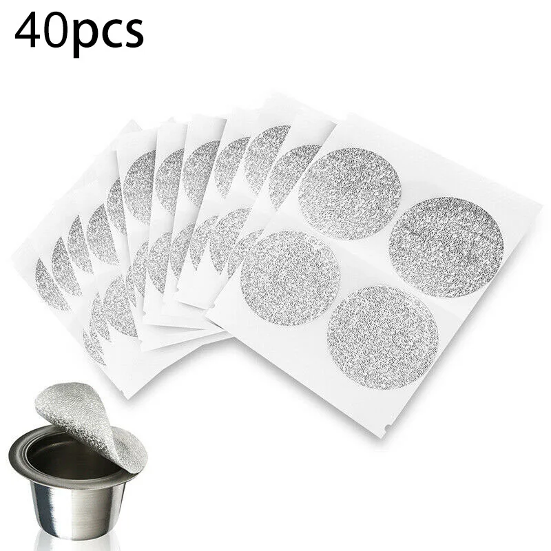 Seal Lids Coffee Capsule Lids For Filling Coffee Capsules Protection Seal Accessories Aluminum Foil Convenient