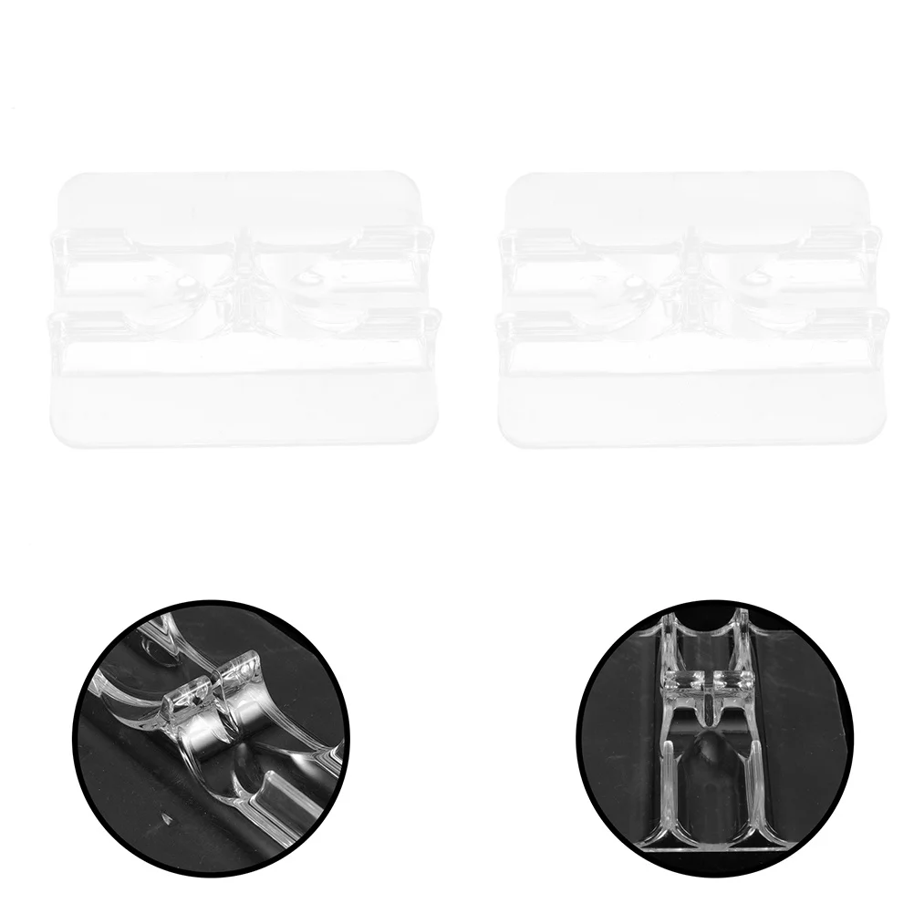 

1Pair Skate Display Rack Transparent PVC Durable Holder Ice Skates Stand Retail Store Showcase Holder Ice Skates Display Stand
