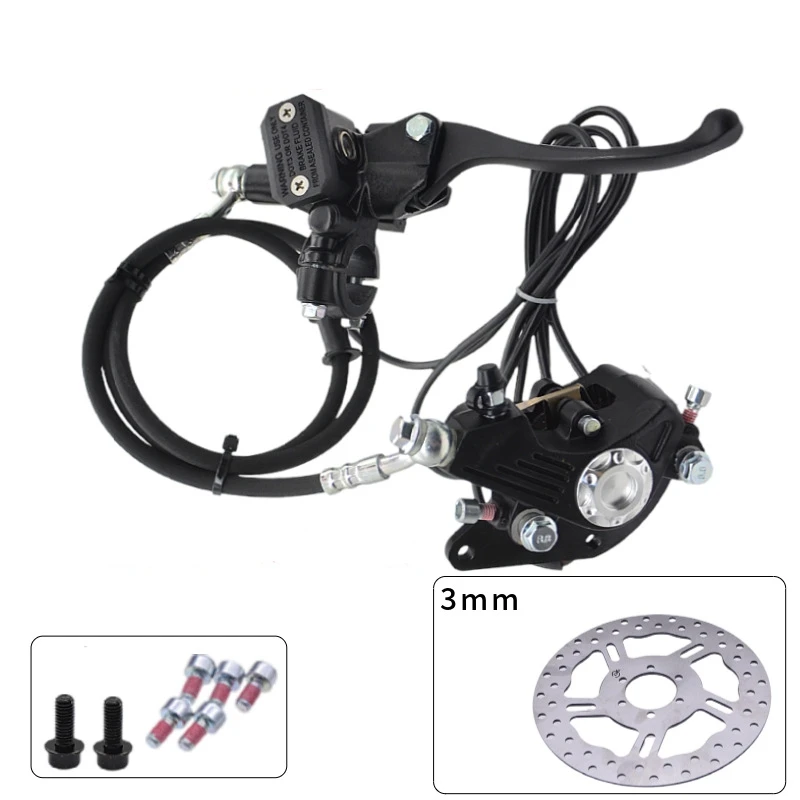 

Комплект гидравлических дисковых тормозов EBike Fatbike, складной электрический велосипед, тормоз, велосипедные детали, аксессуары