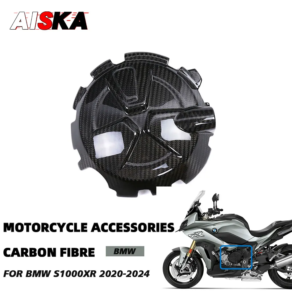 

3K Dry Carbon Fiber Engine Cover Alternator Guards Protector Fairing Kits For BMW S1000XR S1000 XR S 1000XR 2021 2022 2023 2024