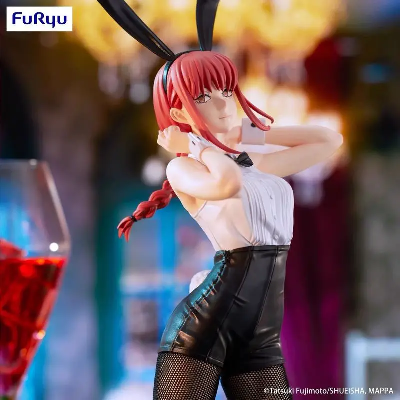 

Человек с бензопилой Furyu: Makima Bunny Girl Ver. Приз без коробки, экшн-фигурка, аниме, товары, настольное украшение, модель, подарок