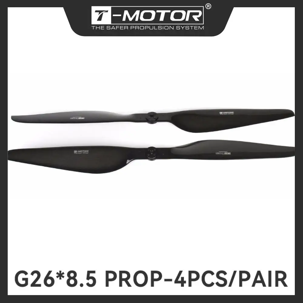 

T-Motor 4Pcs/pair G26X8.5 G27X8.8 G28X9.2 G29X9.5 Carbon Fiber Hexa High Speed Drone Propeller Multicopter Design Accessories
