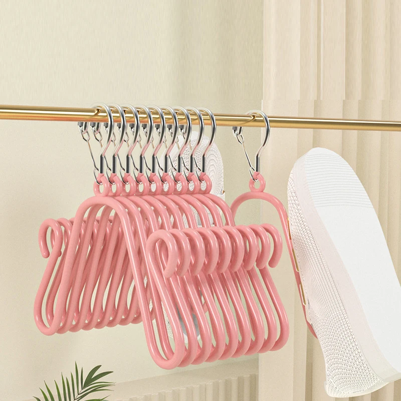 

Новый набор из 3 предметов ​ Подвесная сушилка для обуви с двойным крючком, многофункциональная, для прихожей и балкона