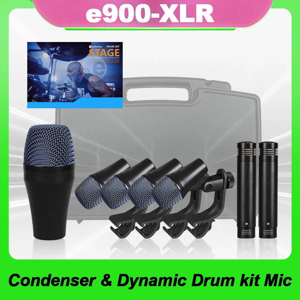 

E900-XLR Professional High-quality Drum Microphone for Recording and Performance