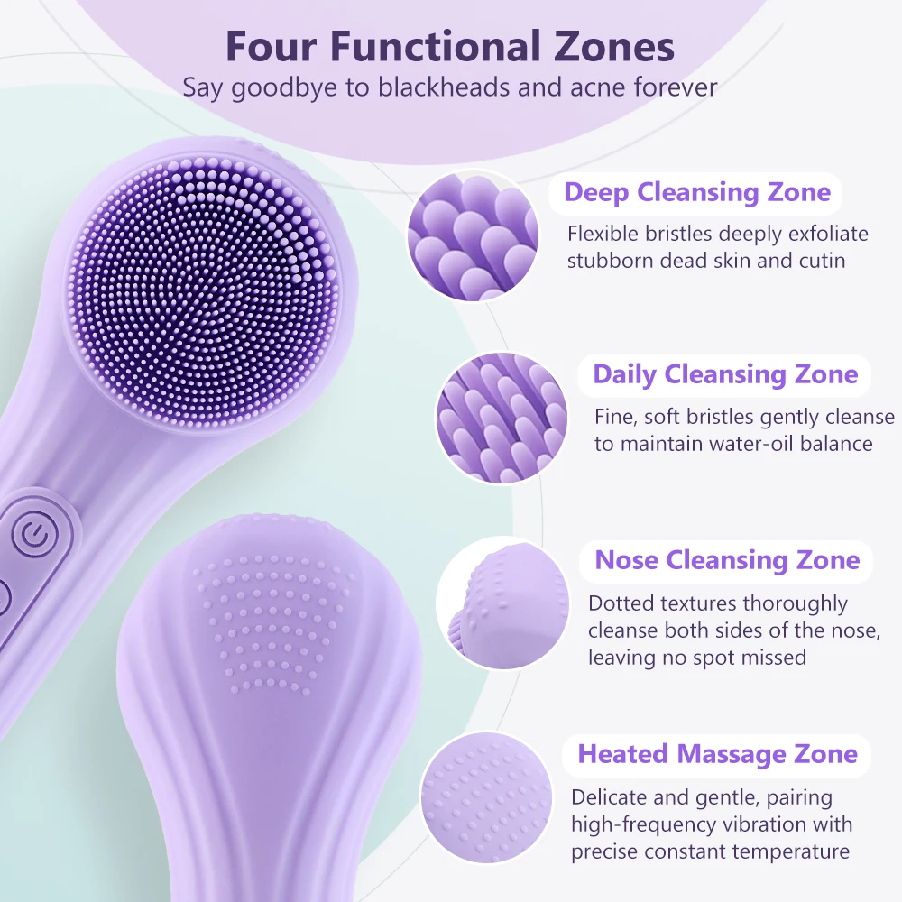فرشاة تنظيف الوجه الكهربائية ا - مراجعة Electric Face Cleanser Brush وسعره
