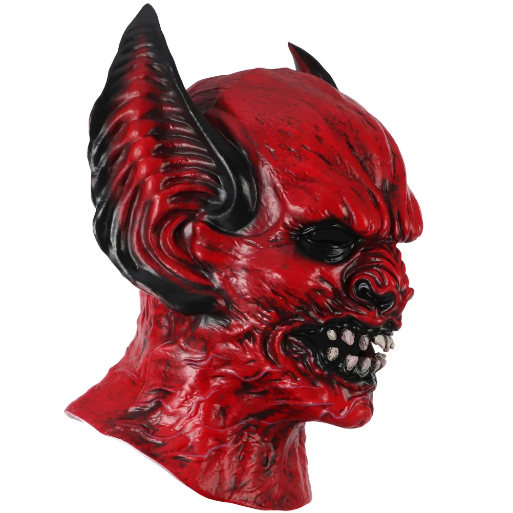 

Halloween Bat Scary Realistic Ghost Costume Headgear Props CosplayHaunted House Stage Performance