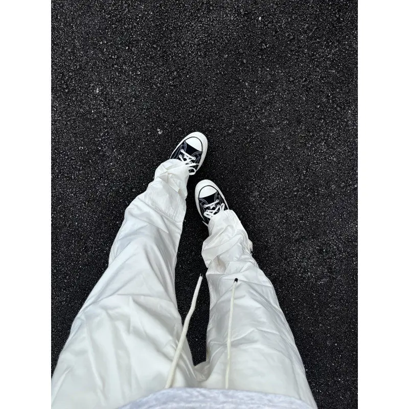 

Waterproof Outdoor Workwear Trousers Men's American Functional Side Zipper Bootcut Pants Trendy Street Sle Khaki Color
