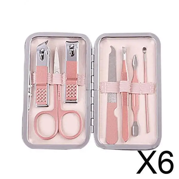 

Многофункциональный набор для ухода за ногтями, портативный набор для маникюра из нержавеющей стали, кусачки для ногтей для профессионального ежедневного использования