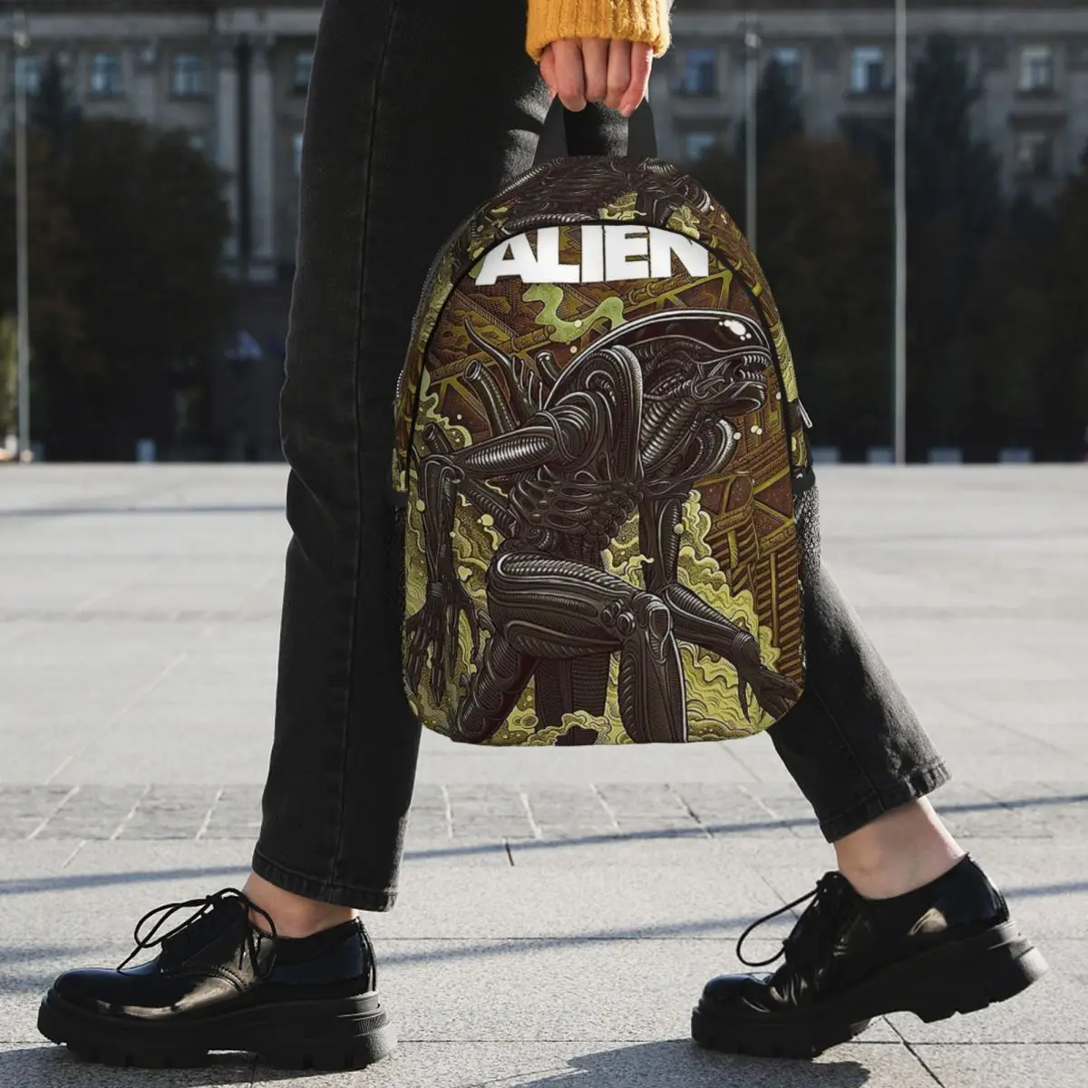 Movie Alien Backpack Student BookBag Children School Bag Computer Shoulder Bags for Men Women