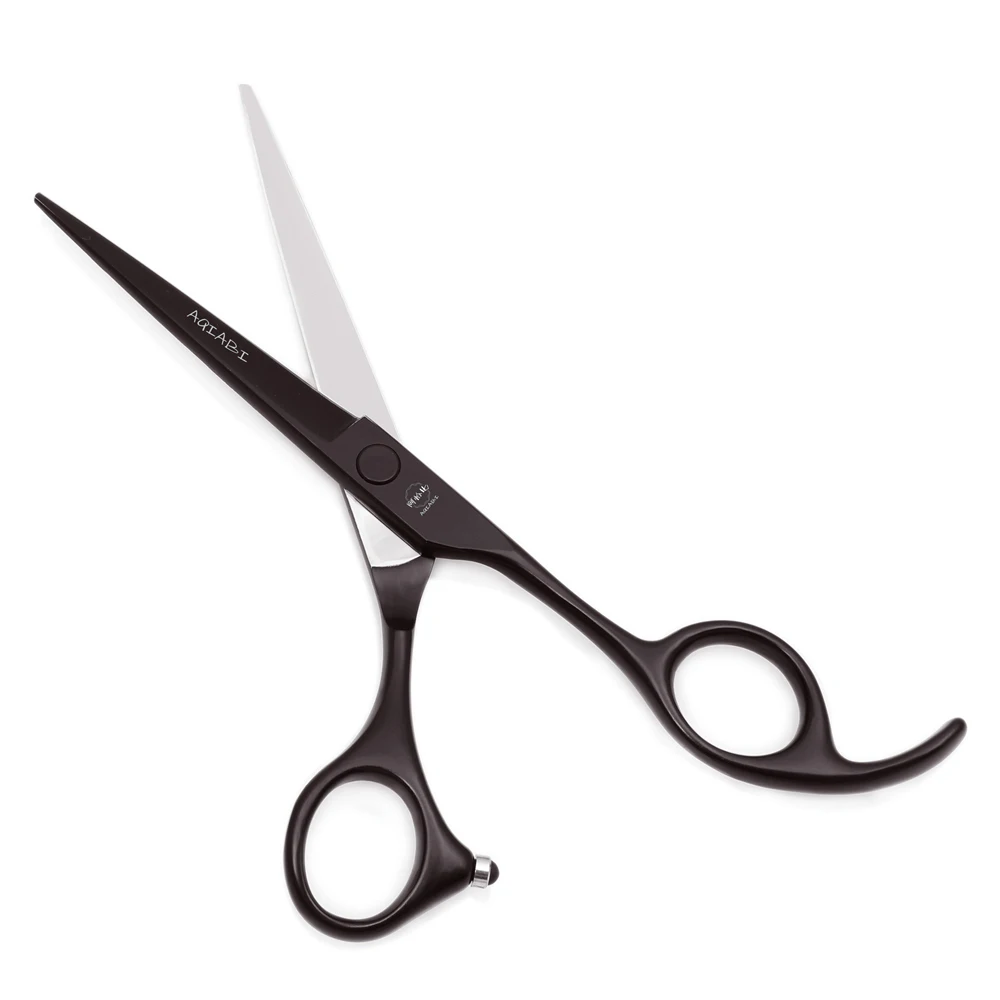 Friseurschere 5,5 6" AQIABI JP Edelstahl-Schneideschere 1 Stück Effilierschere Professionelle Friseurschere A1008 – Detail 1