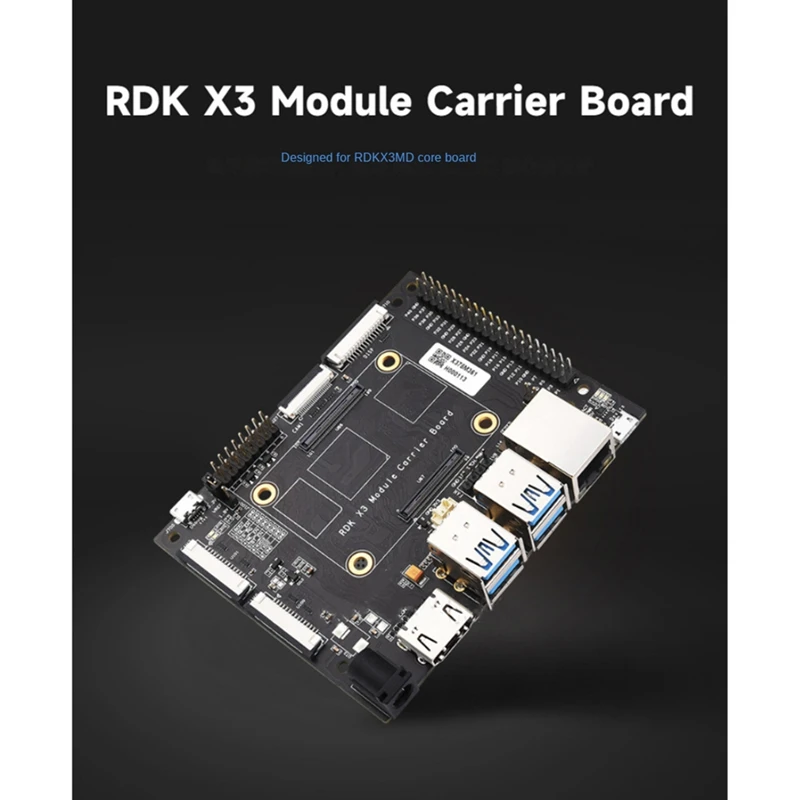 AU67-For RDK X3 Module Carrier Board USB3.0 RJ45 Ethernet Enhancing Efficiency With MIPICSI 40PIN Adapter Board Module