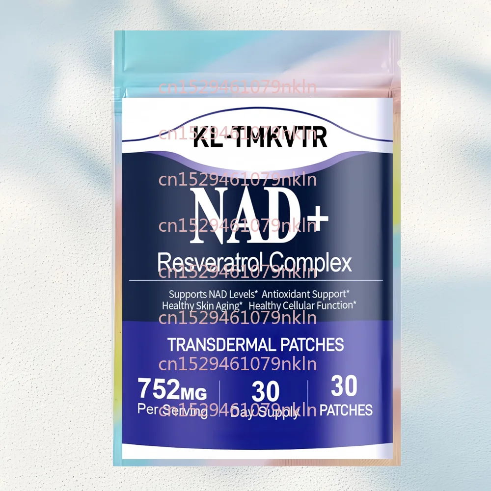 

30 трансдермальных пластырей NAD+ с уролитином А и ресвератролом — поддержка клеточной энергии для женщин и мужчин