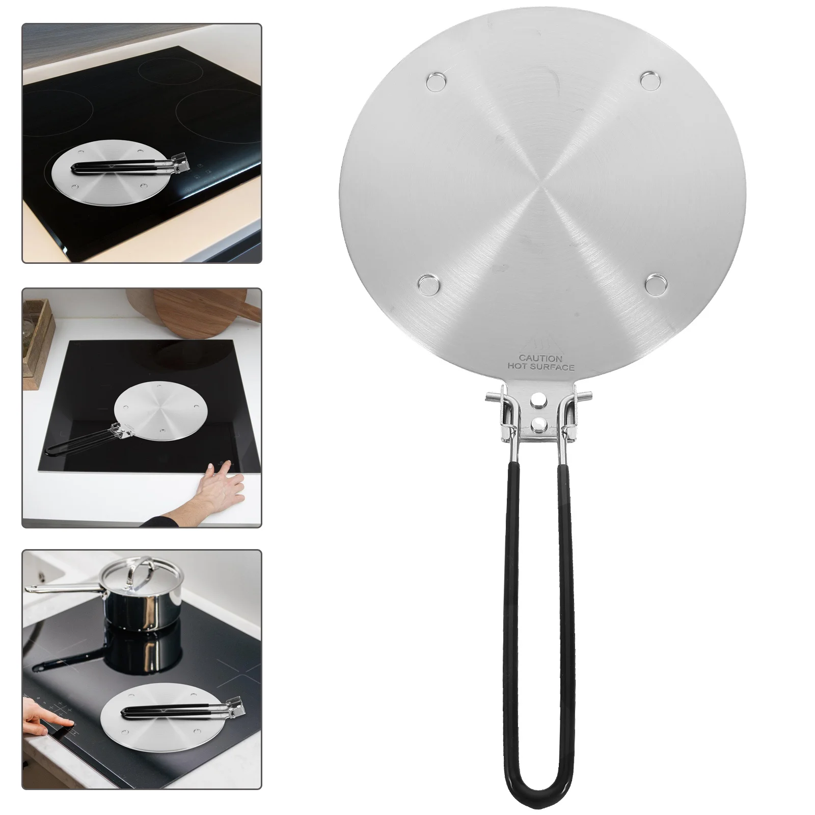 

Heat Diffuser Plate Stainless Steel Aluminum Alloy Thickened Induction Adapter For Gas Stove Induction Cooktop Kitchen Cooking