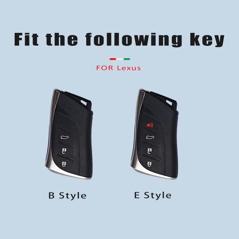 Car Key Case Cover Shell Holder for Lexus ES350 ES300h UX200 UX250h LS500 LS500H LC500 LC500h GX460 RX350h 2018-2024 Accessories