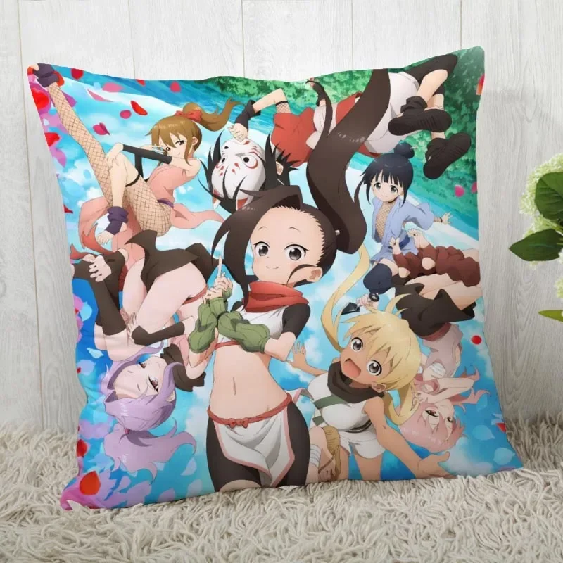 Kunoichi Tsubaki no Mune no Uchi Pillow Cover Customize Pillowcase Modern Home Decorative Pillow Case For Living Room