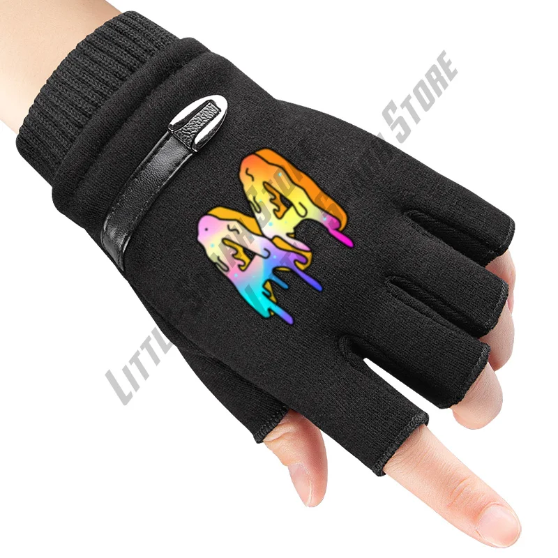 "П4 4 4 4 4 4" 4 luvas de inverno para crianças inverno a4 a4 a4 a4 a4 a4 a4 a4 gloves gloves gloves gloves menino menina quente luvas de malha mulher moda grosso sem dedos luvas