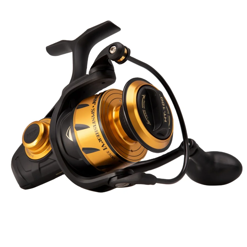 PENN SSV Spinning Reel Big Deep Sea Saltwater Boat Fishing Tackles SSVI New Arrival Heavy  Insects Bait American 6.2:1