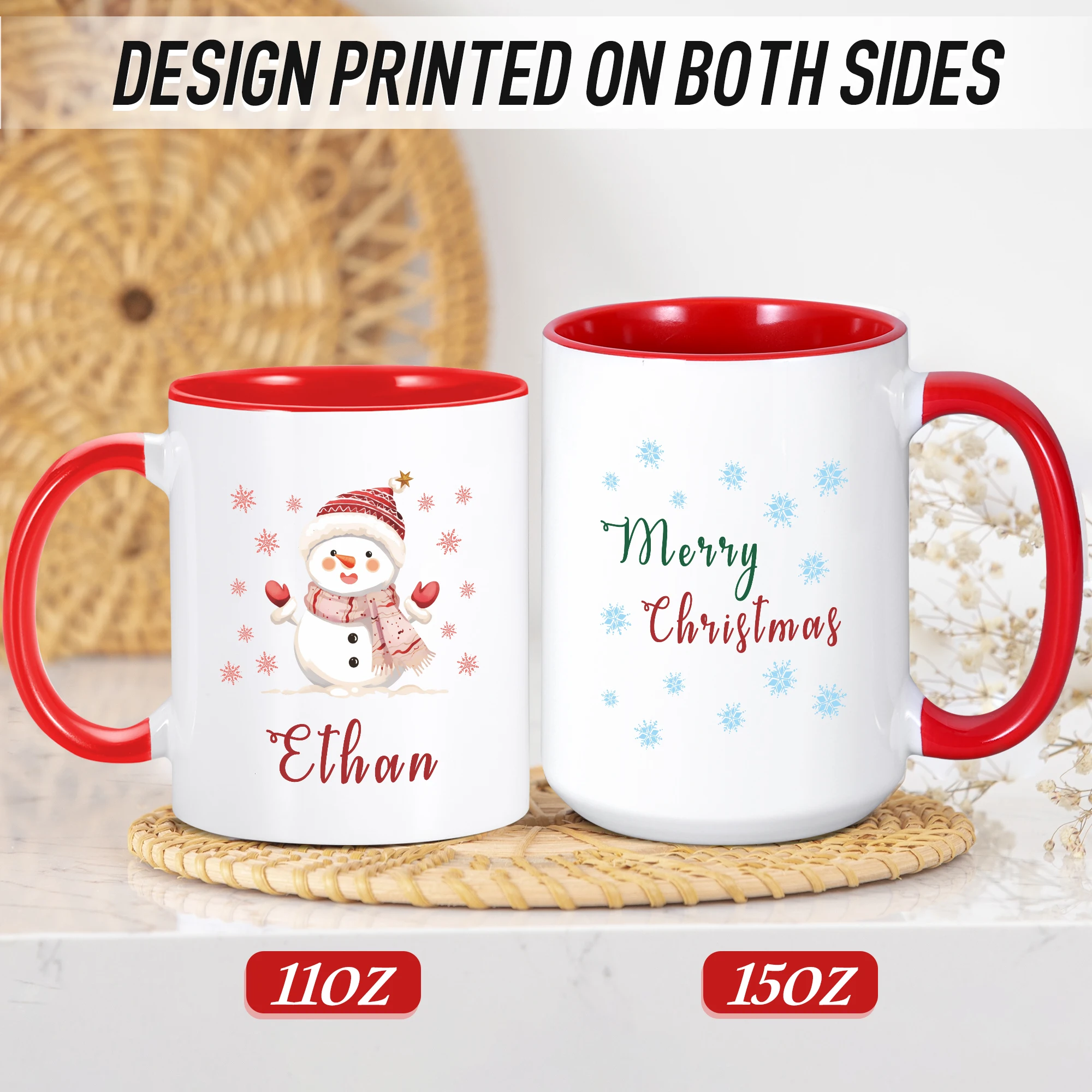 Personalized Christmas Coffee Mug Santa Gift Name Definition Xmas Meaning Custom Cup Hot Chocolate Mugs Holiday Home Tea Cups