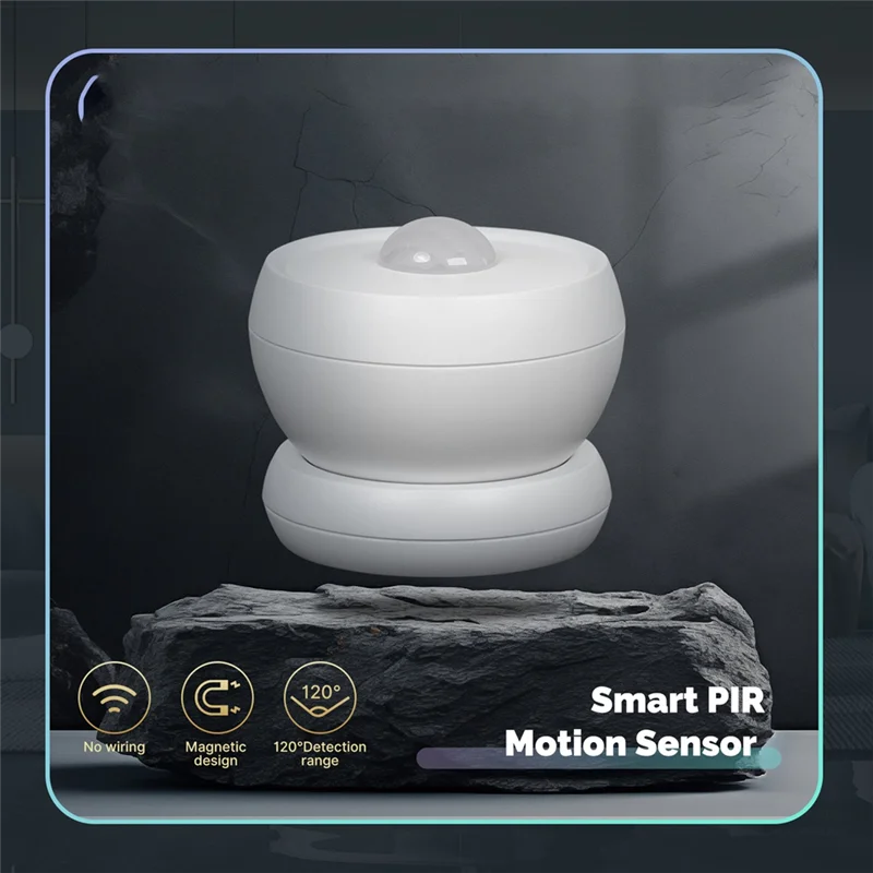 Tuya Zigbee Smart PIR Sensor Human Body Infrared Motion Detector With Magnetic Base Home Security Automation-Y41A