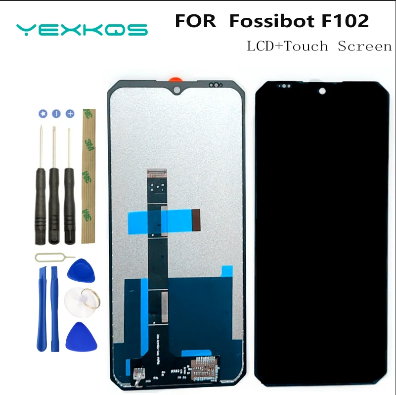 Original For 6.58 Inches For fossibot f 102 LCD 100% Tested For Fossibot F102 LCD Display Touch Screen Assembly Replacement