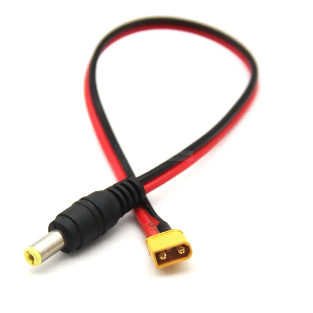 Câble Alimentation XT60 Mâle Vers DC 5.5mm Pour FatShark HD2 V3 FPV Goggles Xt60 Vers Dc 5.5 Fatshark V3