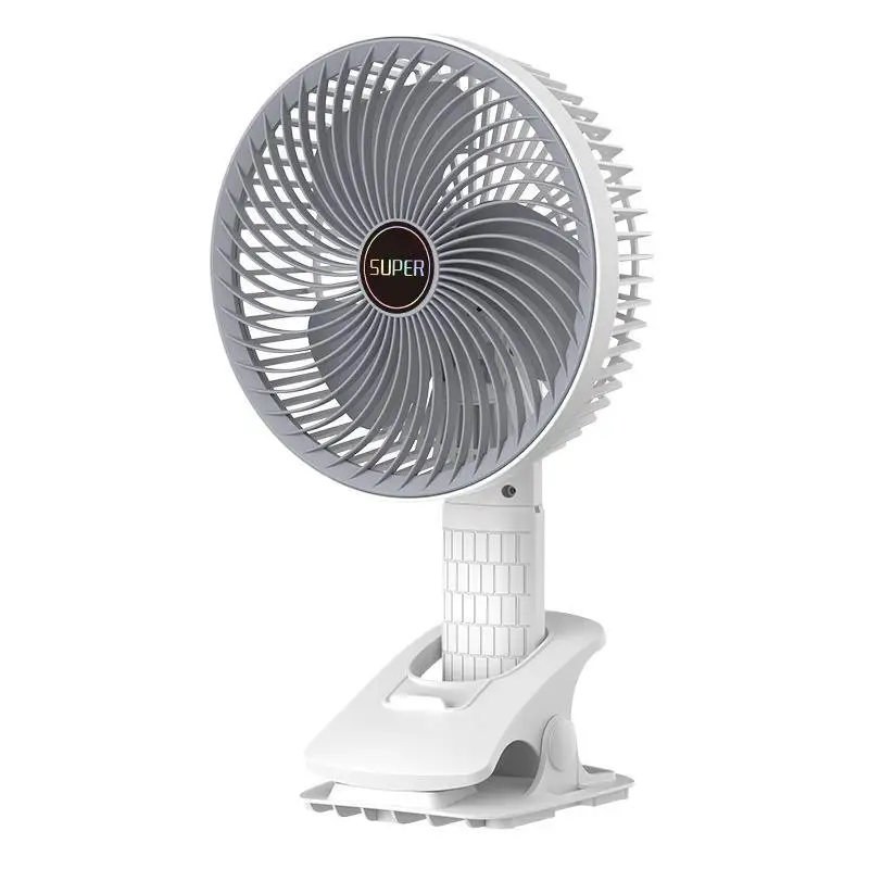 Customized. New Home Small Fan Desktop Office Oscillating USB Rechargeable Wall-mounted Handheld Fan-border