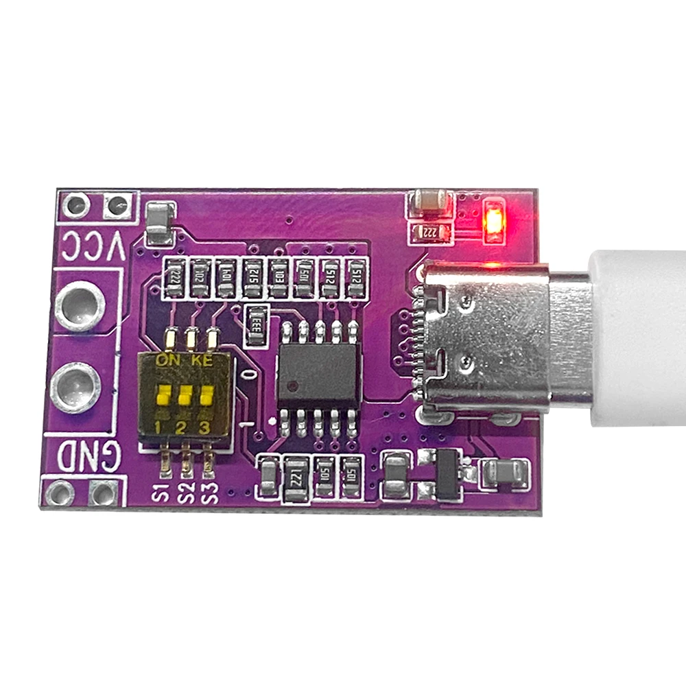 Type-C PD/QC/AFC 2.0 PD3.0 to DC Spoof Scam Fast Charge Trigger Polling Detector USB-PD Notebook Power Supply Change Board