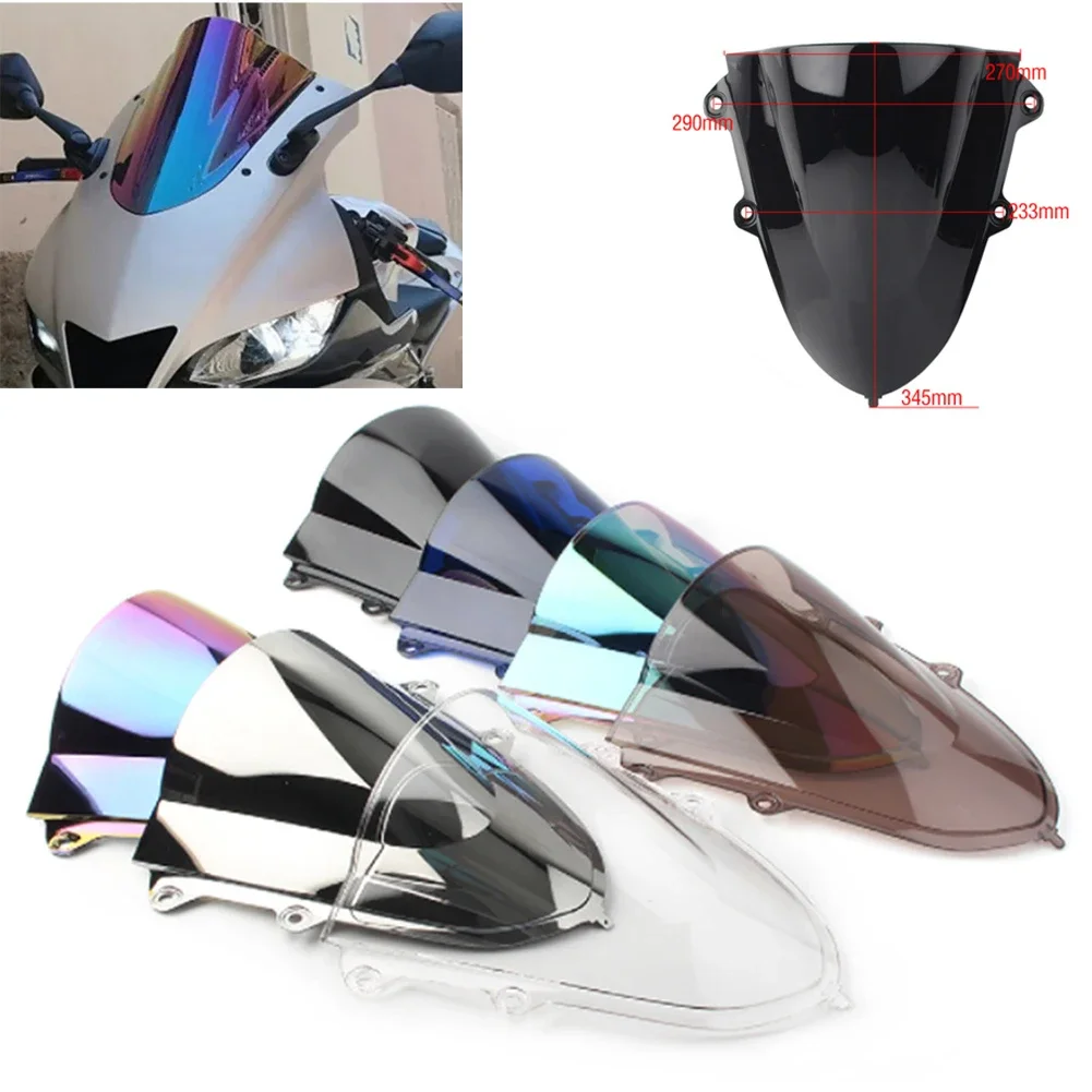 Motorcycle For YAMAHA YZF R125 R15 V3.0 2017 2018 2019 2020 2021 screen Double Bubble Windshield Deflector Protector WindScreen