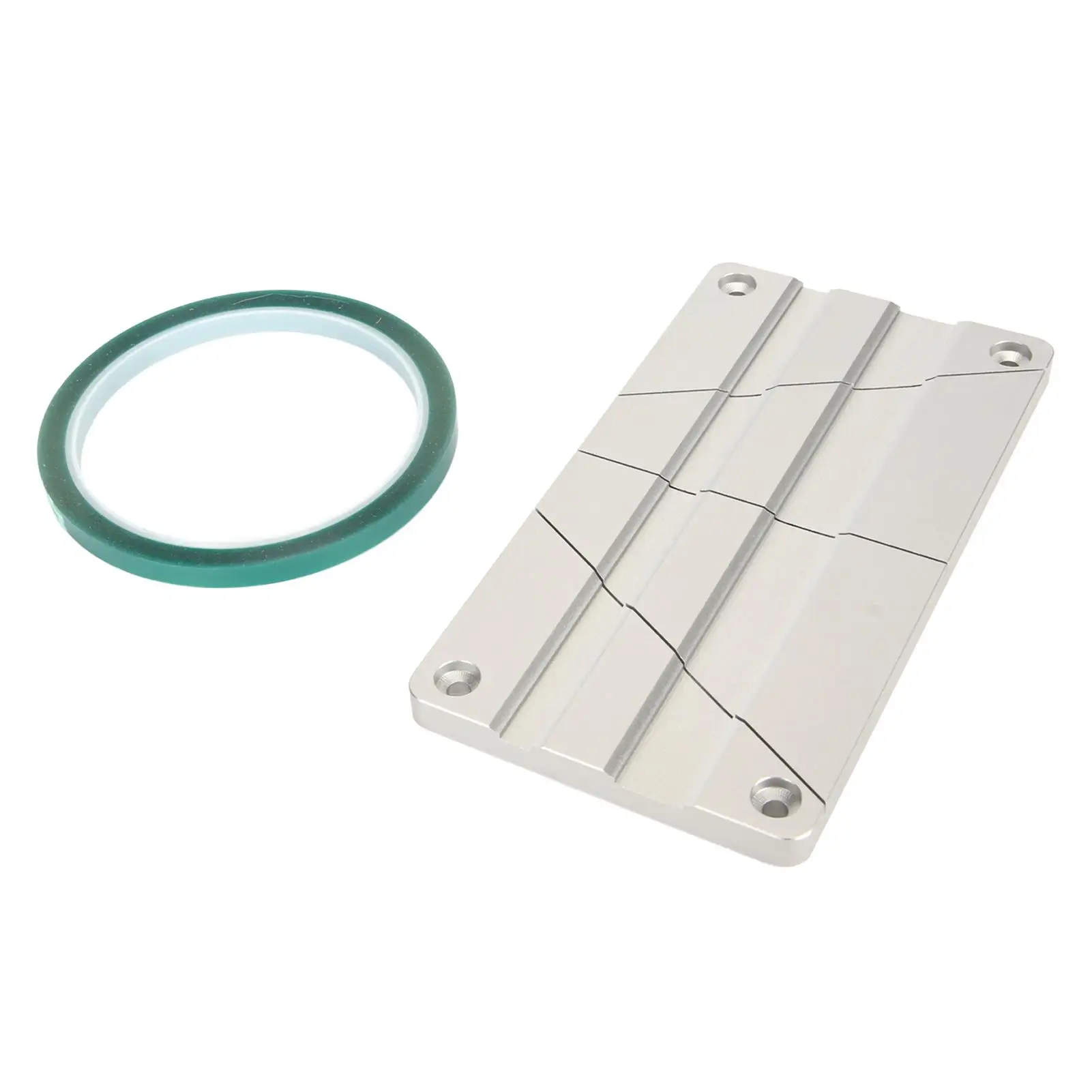 

Aluminum Alloy Tape Splicing Block - 1/2, 1/4, 10 Sizes - Studio-Grade Set for Reel to Reel Cassette Opening