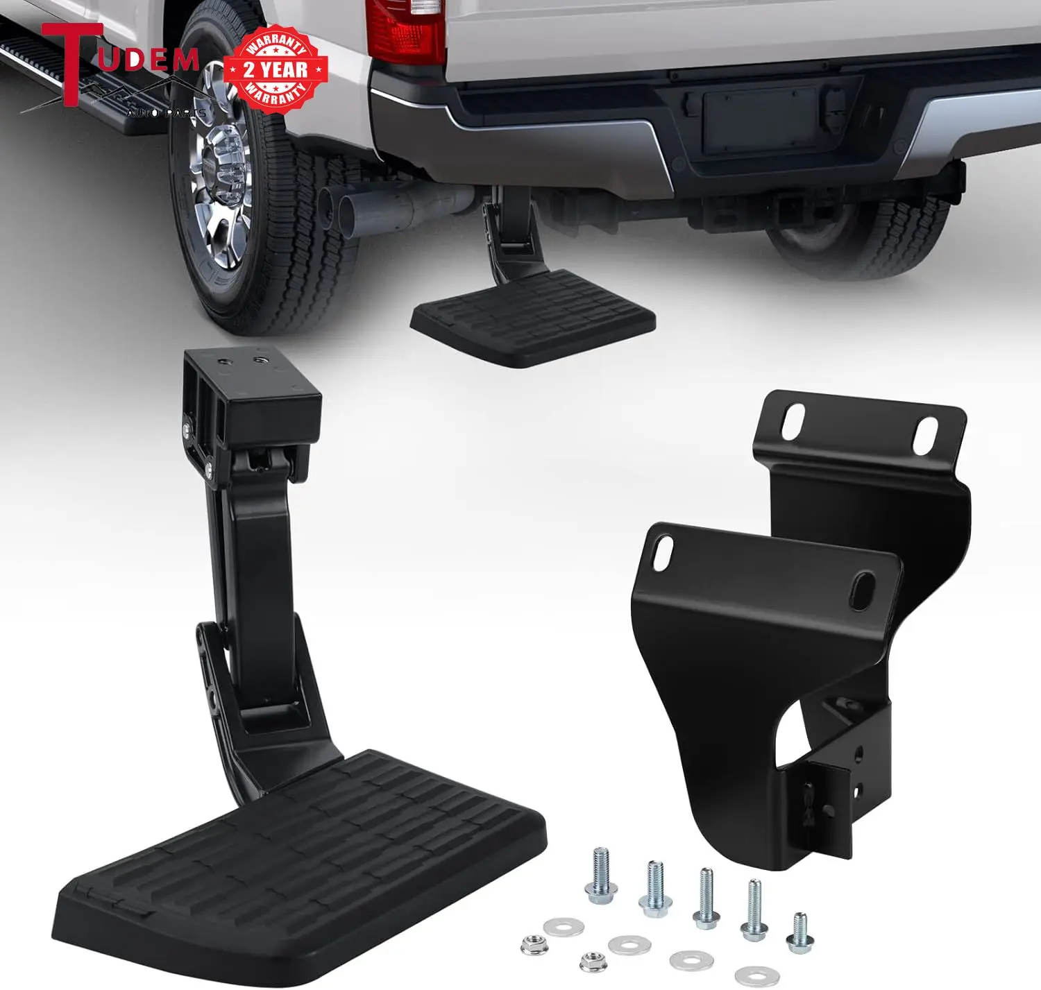 75312-01A Rear Bumper Pedal Tailgate Pedal Bed Step Retractable For Ford F-150 F150 2015-2020