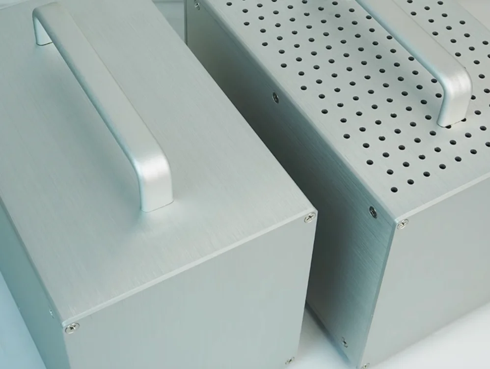 180 All aluminum amplifier chassis / Preamplifier case / AMP Enclosure DIY box (152 *174*250mm)
