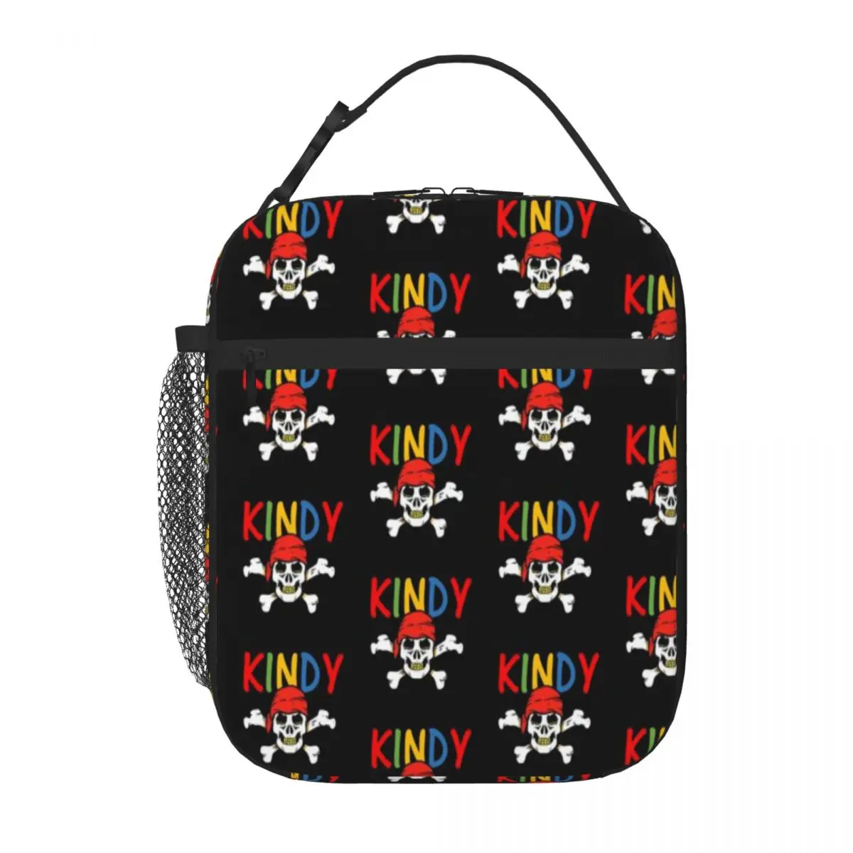 Hot Sale Kindy Skull And Bones Pastel Picnic Lunch Bag Field Work Meal Food Tote Bag