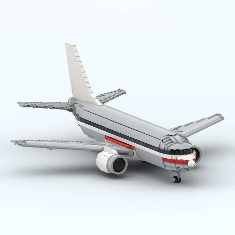 

1887 шт. Moc пассажирский самолет Boeing 737-300 модель самолета DIY сборка строительный блок игрушка детский подарок на день рождения