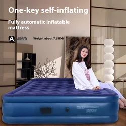 Fully Automatic PVC Inflatable Mattress Outdoor Tent Thickened Camping Floor Camping Portable Household Air Cushion Bed