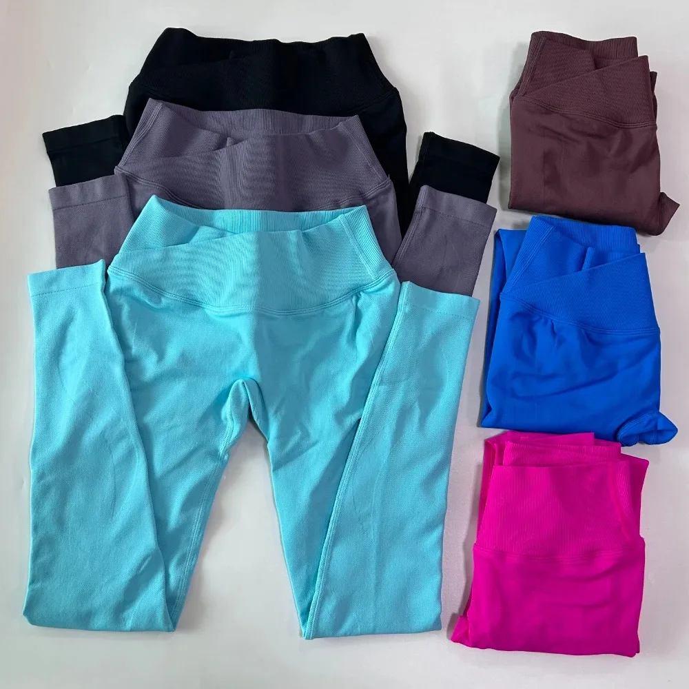 NO LOGO 3Pieces Gym Set Seamless Yoga Set Women Gym Top Cross Waist Shorts Long Sleeve Shrug Fitness Bra Sports Suit Workout Set view 5
